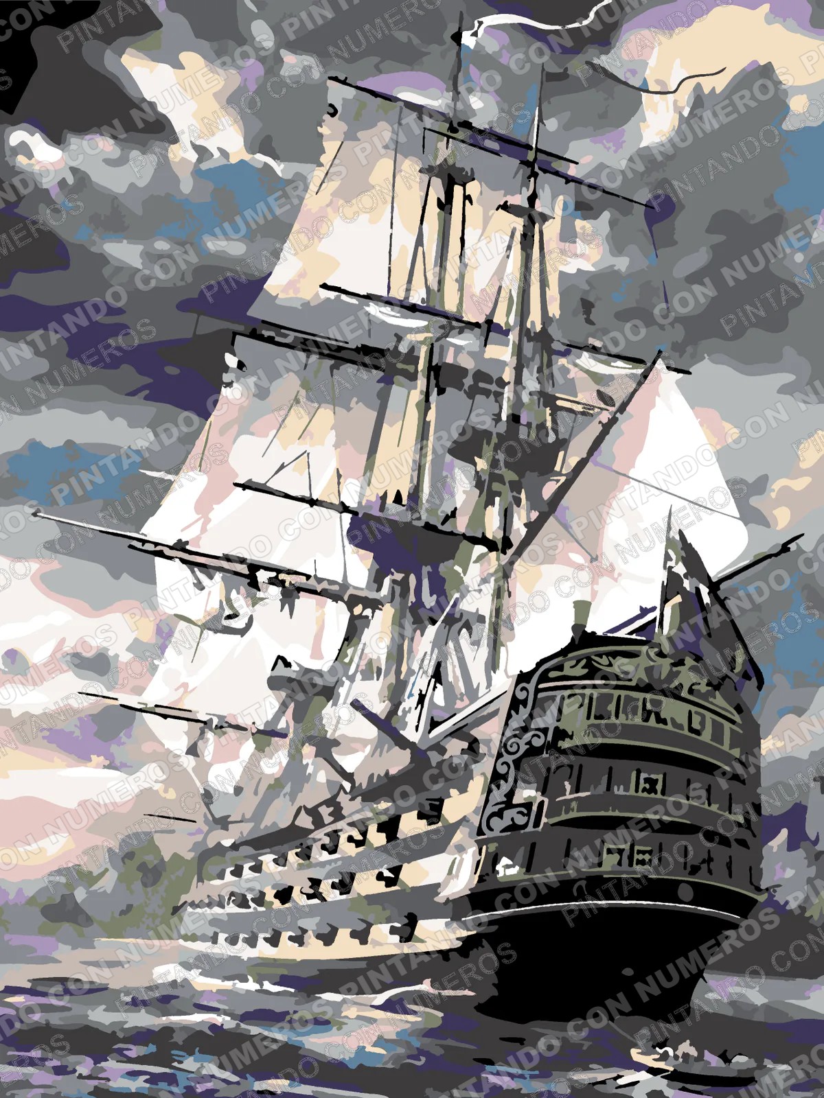 258 · VELERO EN TORMENTA