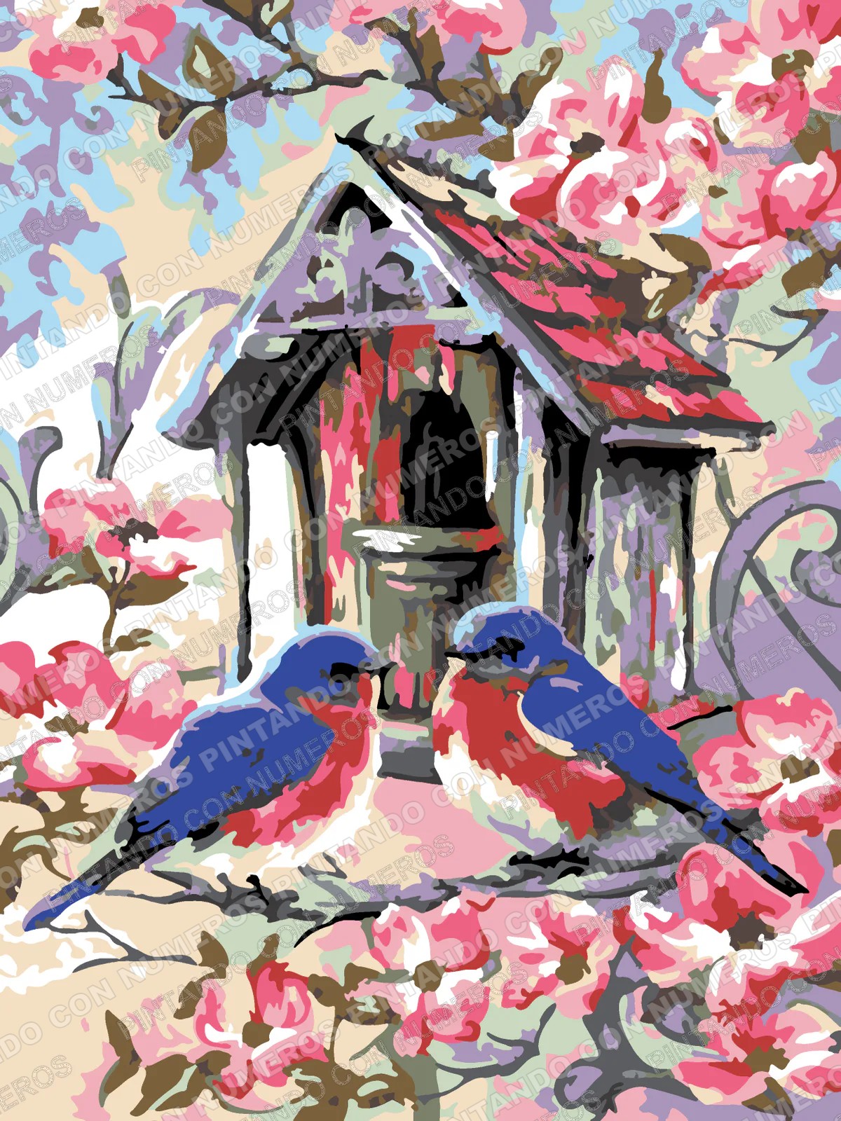291 · PÁJAROS Y CASITA