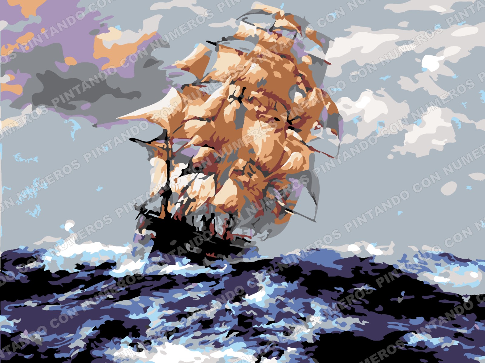 275 · VELERO EN OLAS