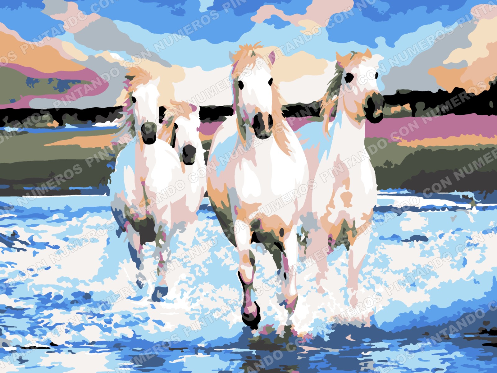 330 · CABALLOS EN EL AGUA