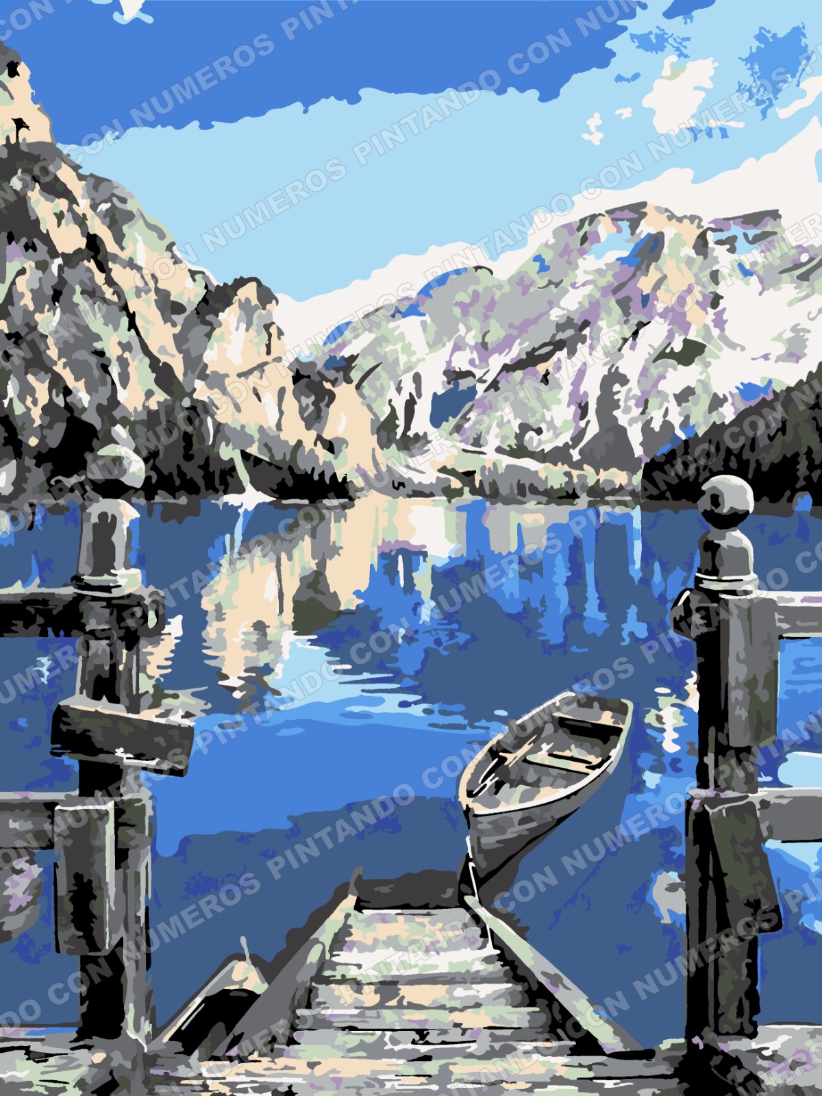 326 · MUELLE EN LAGO ALPINO