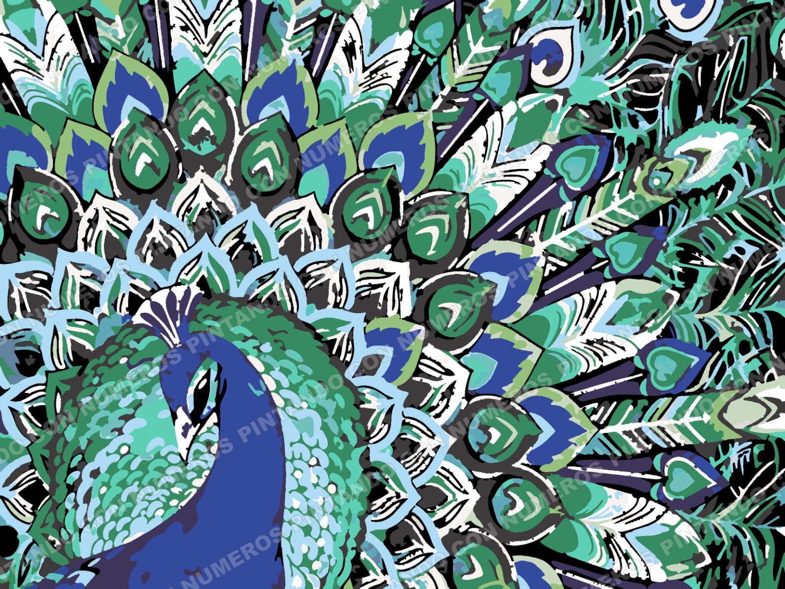 338 · PAVO REAL AZUL