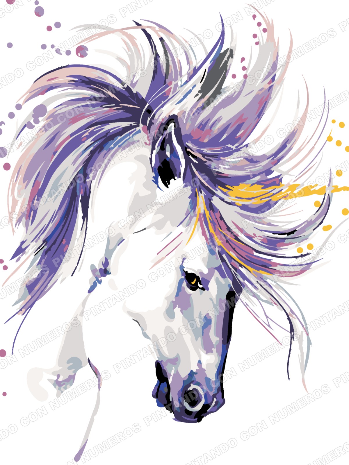 369 · CABALLO DE CRIN LILA