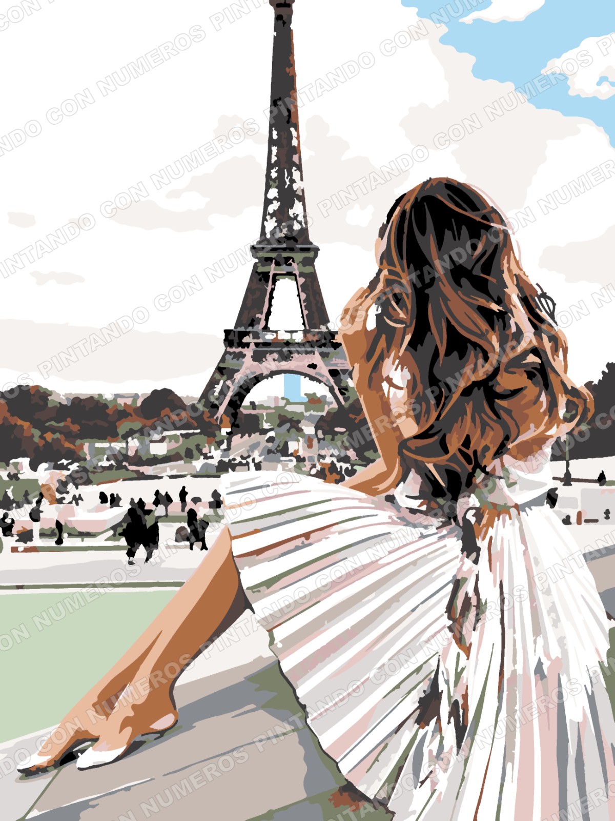 368 · MUJER JUNTO A LA TORRE