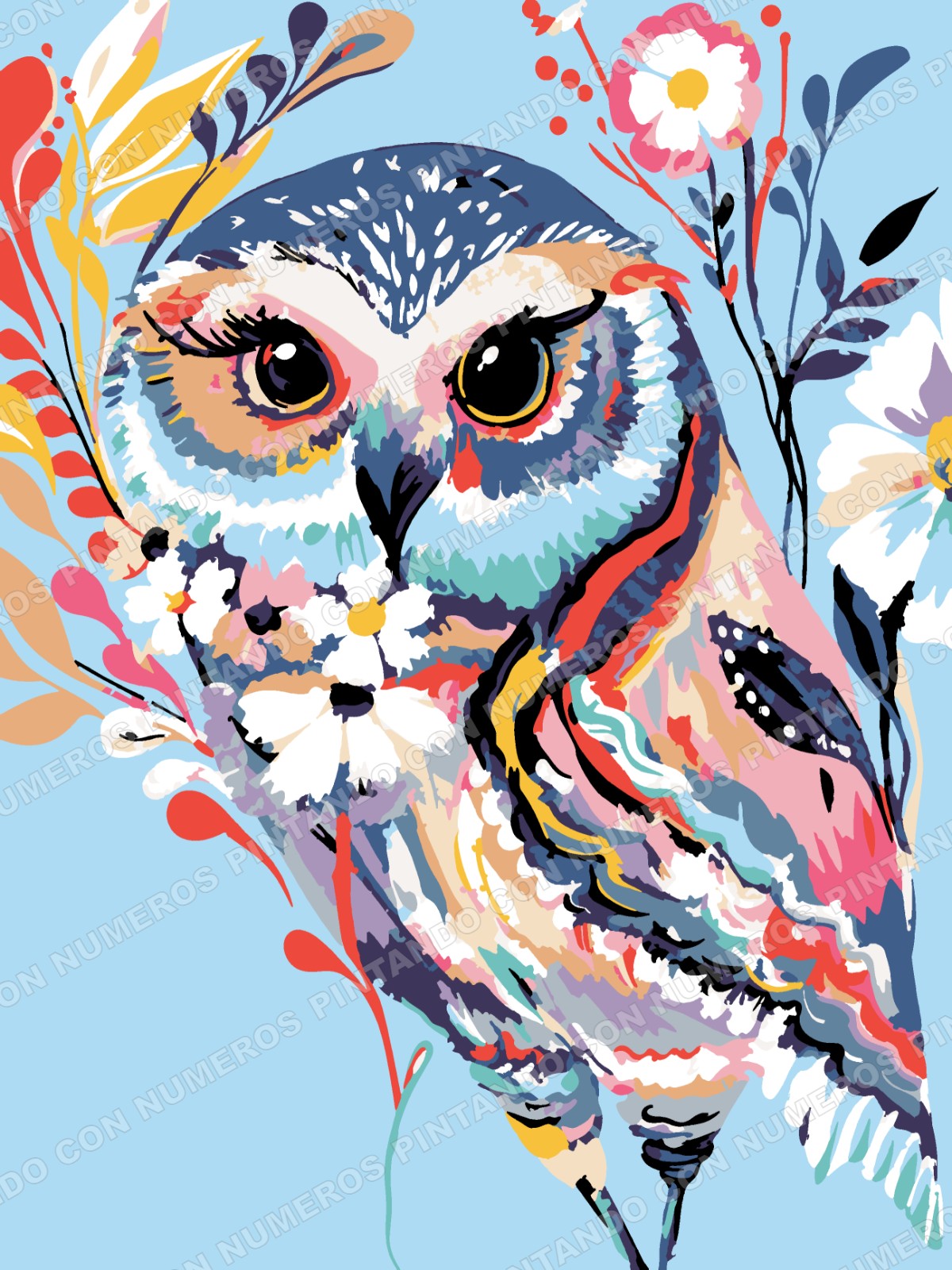 394 · BUHO ENTRE FLORES