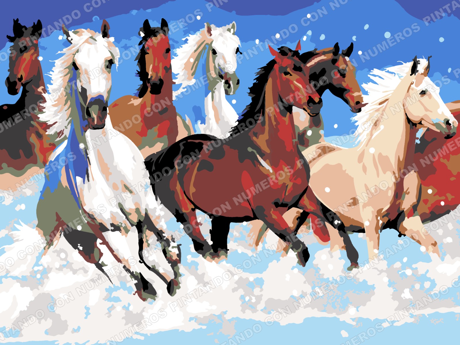 412 · CABALLOS EN LA NIEVE