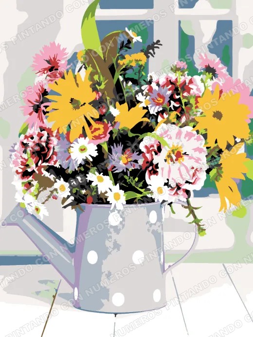 431 · FLORES CON REGADERA
