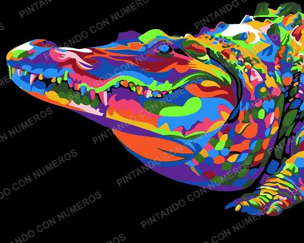 146 · COCODRILO MULTICOLOR